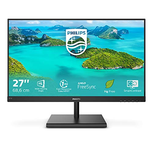 PHILIPS 271E1SD - 27 Zoll FHD Monitor, FreeSync (1920x1080, 75 Hz, VGA, DVI, HDMI) schwarz von PHILIPS