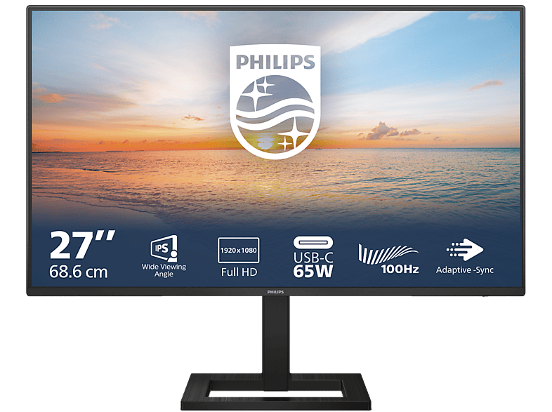 PHILIPS 27E1N1300AE 27 Zoll Full-HD Monitor (1 ms Reaktionszeit, 100 Hz) von PHILIPS