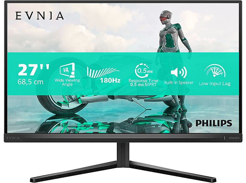 PHILIPS 27M2N3200A 27 Zoll Full-HD Gaming Monitor (1 ms Reaktionszeit von PHILIPS