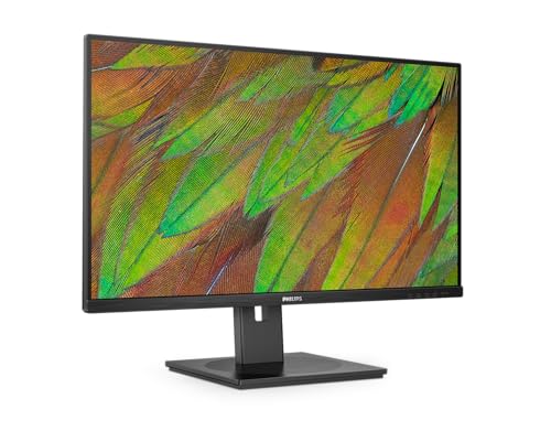 PHILIPS 32B1N3800-32 Zoll UHD Monitor,höhenverstellbar, Lautsprecher (3840x2160, 60 Hz, HDMI, DisplayPort, USB Hub) schwarz von PHILIPS