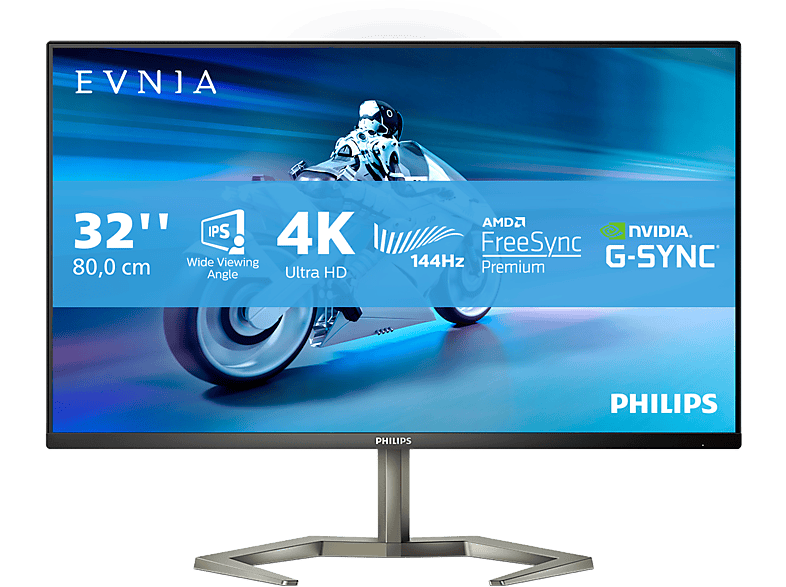 PHILIPS 32M1N5800A 31,5 Zoll UHD 4K Gaming Monitor (1 ms Reaktionszeit, 144 Hz) von PHILIPS