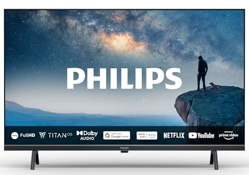 Philips 32PHS6009 HD LED Smart TV - 32-Zoll Display mit Pixel-präziser, HD Titan OS Plattform und Dolby Digital - Funktioniert mit Alexa und Google Sprachassistent – Matt Schwarzer Philips 32PHS6009 HD LED Smart TV - 32-Zoll Display mit Pixel-präziser, HD Titan OS Plattform und Dolby Digital - Funktioniert mit Alexa und Google Sprachassistent – Matt Schwarzer von Philips TV