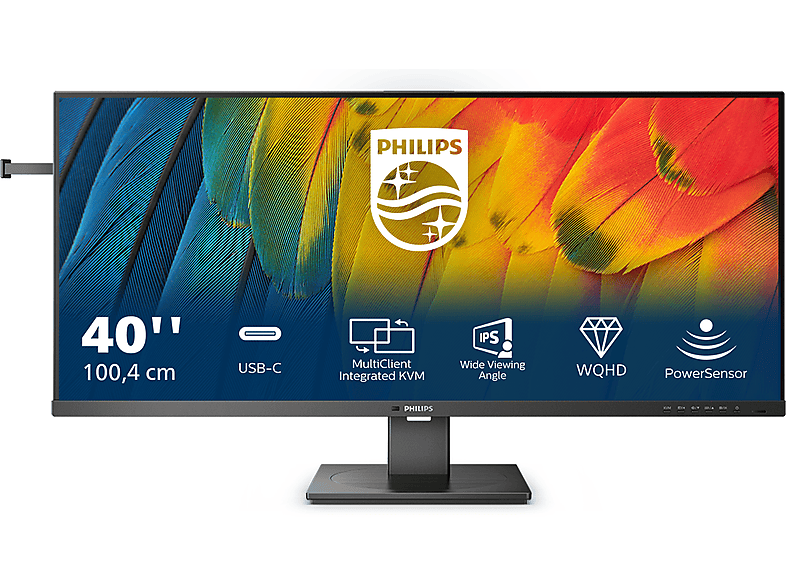 PHILIPS 40B1U5600 40 Zoll UWQHD Monitor (4 ms Reaktionszeit, 120 Hz) von PHILIPS