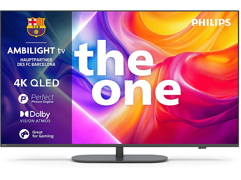 PHILIPS 50PUS9000 QLED Ambilight TV (Flat, 50 Zoll / 126 cm, UHD 4K, SMART TV, Ambilight) von PHILIPS