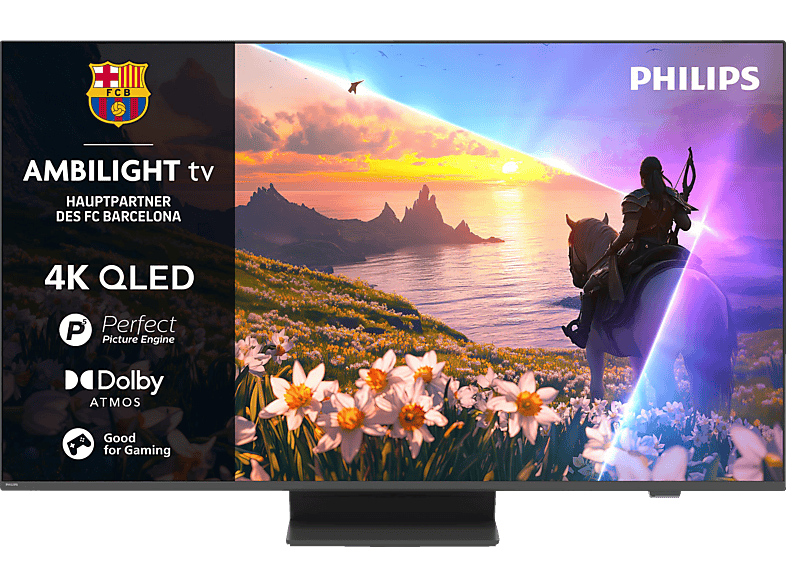 PHILIPS 55 PUS 8600/12 QLED TV (Flat, Zoll / 139 cm, UHD 4K, SMART TV, Ambilight) von PHILIPS