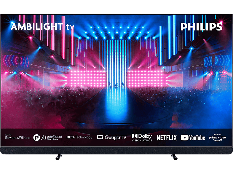 PHILIPS 55OLED909/12 OLED TV (Flat, 55 Zoll / 139 cm, HDR 4K, SMART TV) von PHILIPS