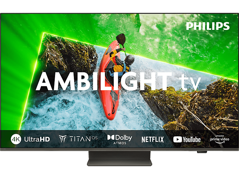 PHILIPS 55PUS8609/12 4K Ambilight TV (Flat, 55 Zoll / 139 cm, UHD 4K, SMART TV, Ambilight) von PHILIPS
