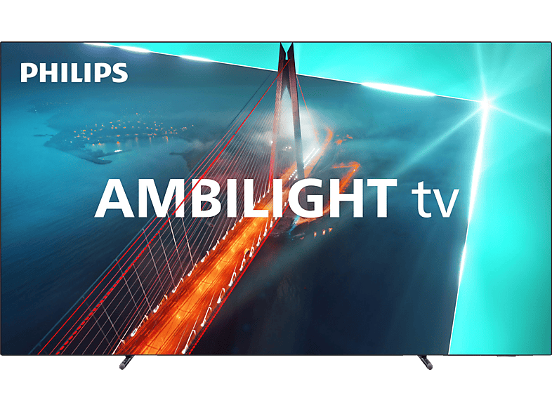 PHILIPS 65OLED708/12 4K OLED Ambilight TV (Flat, 65 Zoll / 164 cm, UHD 4K, SMART TV, Ambilight, GoogleTV 12) von PHILIPS