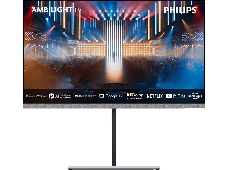 PHILIPS 65OLED959 4K OLED Ambilight TV (Flat, 65 Zoll / 164 cm, 4K, SMART TV, Ambilight) von PHILIPS