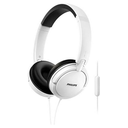 PHILIPS Audio SHL5005WT/00 On-Ear Kopfhörer mit Mikrofon weiß, 24 ohm PHILIPS Audio SHL5005WT/00 On-Ear Kopfhörer mit Mikrofon weiß, 24 ohm von PHILIPS