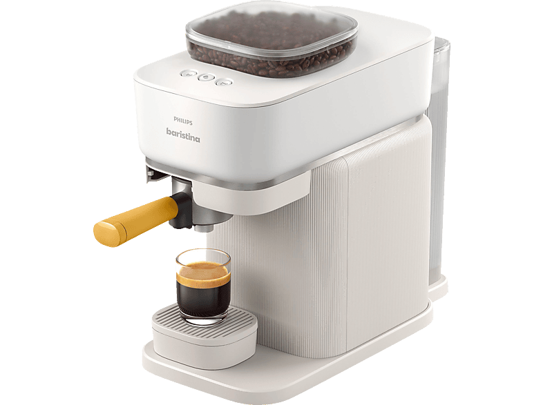 PHILIPS BAR300/03 Baristina Espressomaschine Weiss/Mangogelb PHILIPS BAR300/03 Baristina Espressomaschine Weiss/Mangogelb von PHILIPS