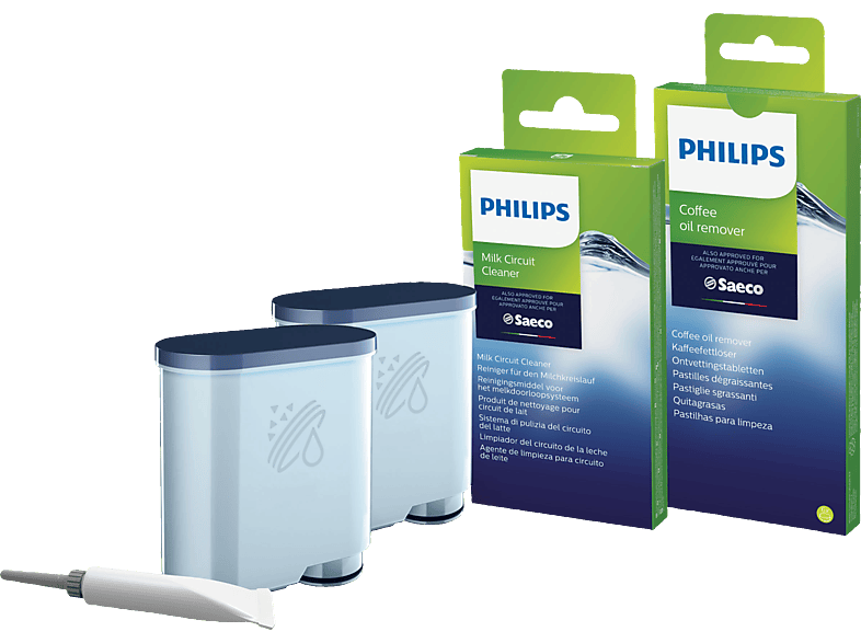 PHILIPS CA6707/10 AquaClean für alle Philips/Saeco Kaffeevollautomaten mit AquaClean-Aufkleber am Wassertank Rund-um Pflege-Set Mehrfarbig PHILIPS CA6707/10 AquaClean für alle Philips/Saeco Kaffeevollautomaten mit AquaClean-Aufkleber am Wassertank Rund-um Pflege-Set Mehrfarbig von PHILIPS