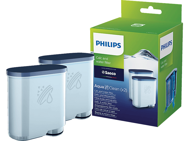 PHILIPS CA6903/22 AquaClean für alle Philips/Saeco Kaffeevollautomaten mit AquaClean-Aufkleber am Wassertank Kalk- und Wasserfilter Mehrfarbig PHILIPS CA6903/22 AquaClean für alle Philips/Saeco Kaffeevollautomaten mit AquaClean-Aufkleber am Wassertank Kalk- und Wasserfilter Mehrfarbig von PHILIPS