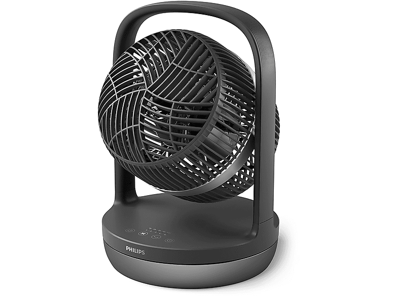 PHILIPS CX3050/01 3000 Series Automatische Rotation Tischventilator Schwarz (50 Watt) von PHILIPS