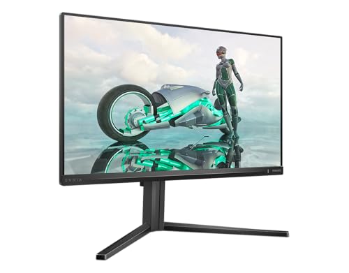 Philips Evnia 24M2N3200A - 24 Zoll FHD Gaming Monitor, 180 Hz, 0.5 ms, FreeSync Prem., G-Sync comp. (1920x1080, HDMI 2.0, DisplayPort 1.4) schwarz-grau von Philips Monitors