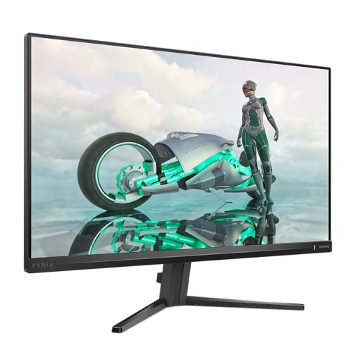 PHILIPS Evnia 27M2N3500AM - 27 Zoll QHD Gaming Monitor, 180 Hertz, 1 ms, FreeSync Prem., HDR10 (2560x1440, 1x DisplayPort 1.4, 2X HDMI 2.0) schwarz/grau von PHILIPS