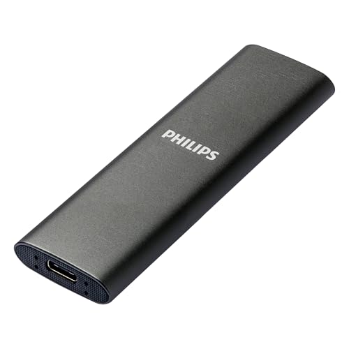 PHILIPS Externe Portable SSD 250 GB - Ultra Slim SATA Ultra Speed USB-C, Lesegeschwindigkeit bis zu 540 MB/s, Aluminium PHILIPS Externe Portable SSD 250 GB - Ultra Slim SATA Ultra Speed USB-C, Lesegeschwindigkeit bis zu 540 MB/s, Aluminium von PHILIPS