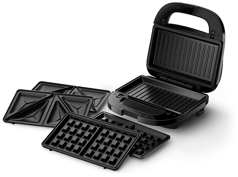 PHILIPS HD2350/80 5000 Series Sandwichmaker Schwarz/Silber PHILIPS HD2350/80 5000 Series Sandwichmaker Schwarz/Silber von PHILIPS
