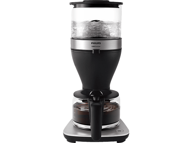 PHILIPS HD5416/60 Café Gourmet mit Glaskanne, 1,25 Liter, 1800 Watt, Kaffeemaschine Schwarz von PHILIPS