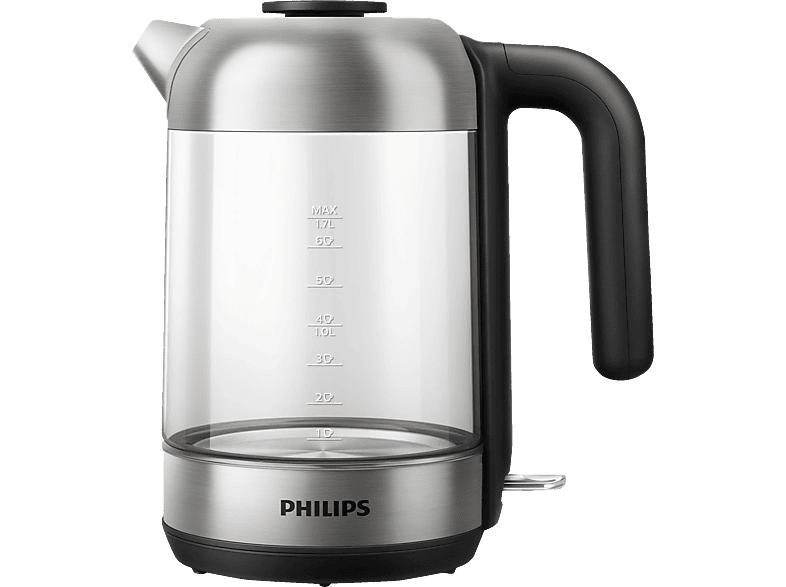 PHILIPS HD9339/80 Serie 5000 1.7 Liter Wasserkocher, Schwarz/Silber von PHILIPS