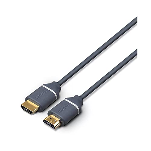 Philips HDMI Kabel SWV5610G - 1,5 M - HDMI zu HDMI - 4k und UHD 2160p - Grau Philips HDMI Kabel SWV5610G - 1,5 M - HDMI zu HDMI - 4k und UHD 2160p - Grau von Philips