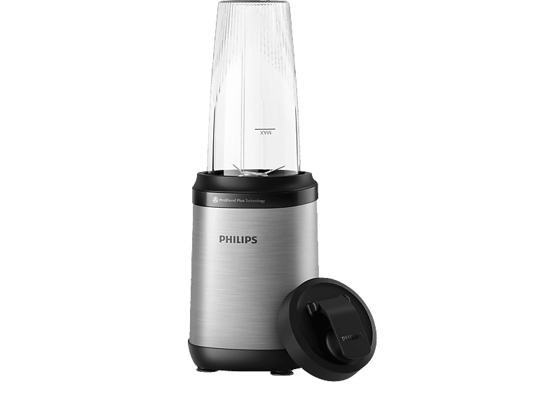 PHILIPS HR2764/00 5000 Series ProBlend Plus-Messer Standmixer Edelstahl/Schwarz (800 Watt, 0.7 l) von PHILIPS