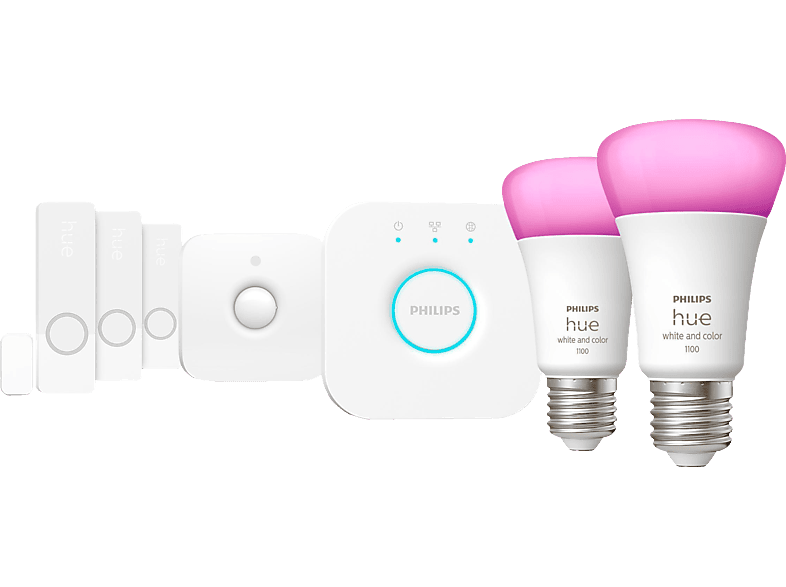 PHILIPS Hue Secure Sensoren inkl. Bridge Starter Kit Weiß von PHILIPS