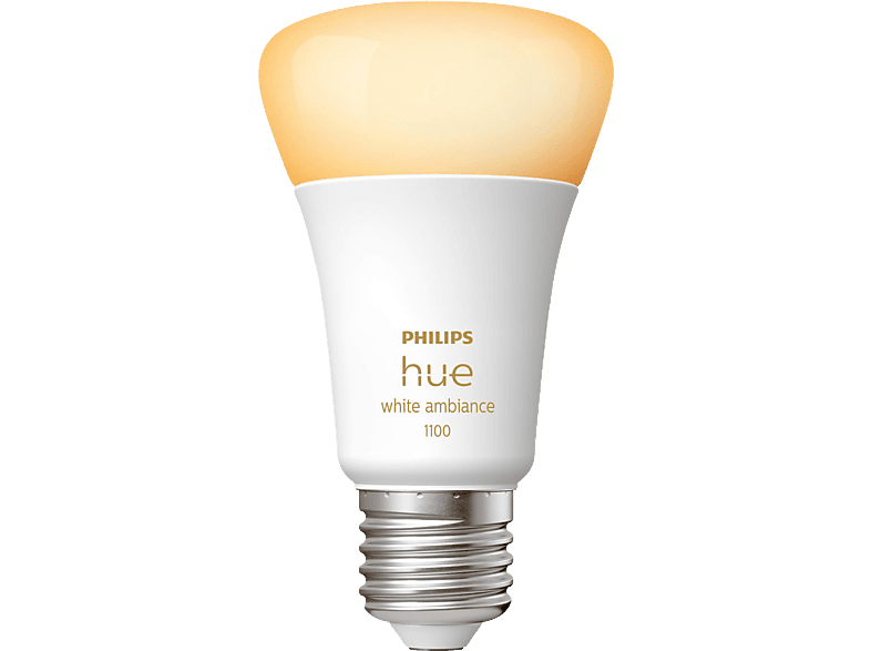 PHILIPS Hue White Ambiance E27 Einzelpack 1100 LED Lampe Warmweiß bis Kaltweiß PHILIPS Hue White Ambiance E27 Einzelpack 1100 LED Lampe Warmweiß bis Kaltweiß von PHILIPS