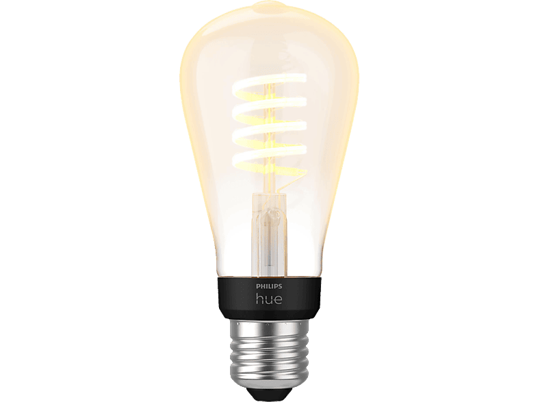 PHILIPS Hue White Ambiance E27 Einzelpack Edison ST64 LED Lampe Warmweiß von PHILIPS