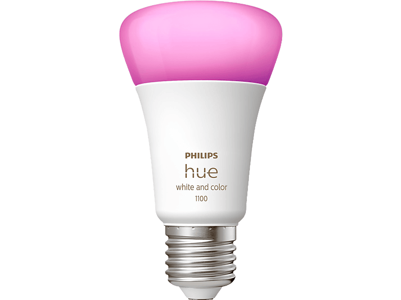 PHILIPS Hue White & Col. Amb. E27 Einzelpack 1100 LED Lampe Mehrfarbig PHILIPS Hue White & Col. Amb. E27 Einzelpack 1100 LED Lampe Mehrfarbig von PHILIPS