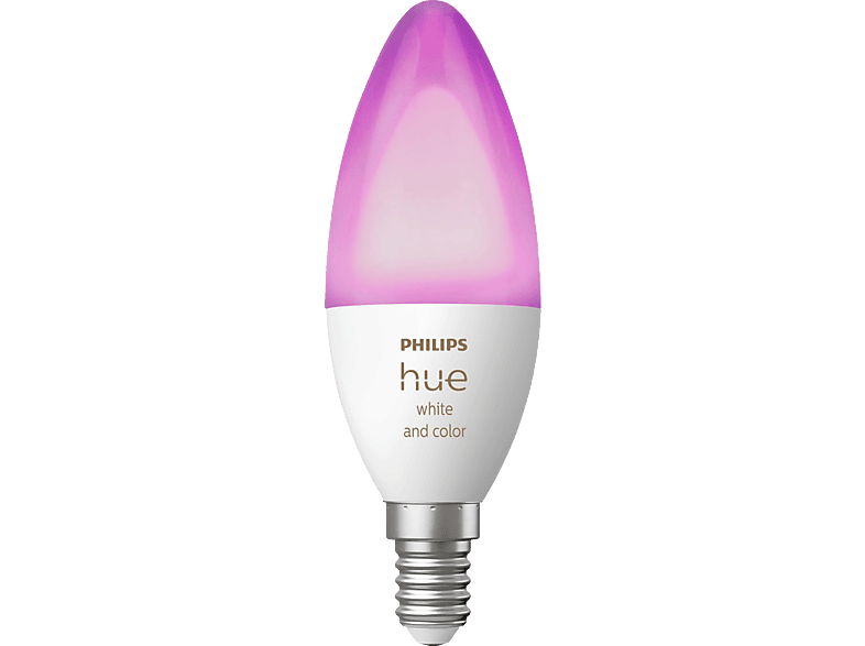PHILIPS Hue White & Col. Amb. Einzelpack E14 470 LED Lampe Mehrfarbig PHILIPS Hue White & Col. Amb. Einzelpack E14 470 LED Lampe Mehrfarbig von PHILIPS