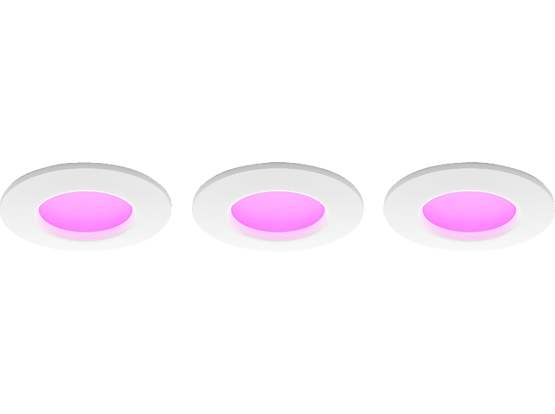 PHILIPS Hue White & Color Ambience Slim Recessed 90mm 3er Pack Smarter Deckenspot kalt-warmweiß und Farbe PHILIPS Hue White & Color Ambience Slim Recessed 90mm 3er Pack Smarter Deckenspot kalt-warmweiß und Farbe von PHILIPS