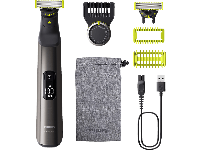 PHILIPS QP6552/15 OneBlade Pro 360 Face&Body Barttrimmer, Chromdesign PHILIPS QP6552/15 OneBlade Pro 360 Face&Body Barttrimmer, Chromdesign von PHILIPS