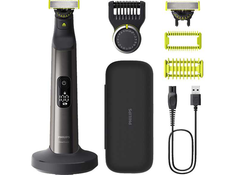 PHILIPS QP6652/61 OneBlade Pro 360 Elektrorasierer, Barttrimmer, Chromdesign PHILIPS QP6652/61 OneBlade Pro 360 Elektrorasierer, Barttrimmer, Chromdesign von PHILIPS