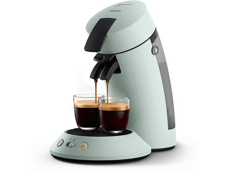 PHILIPS SENSEO® CSA210/20 Original Plus 2-Tassen-Funktion, Milder oder starker Kaffee, 0.7L Wassertank, Padmaschine, Mint von PHILIPS