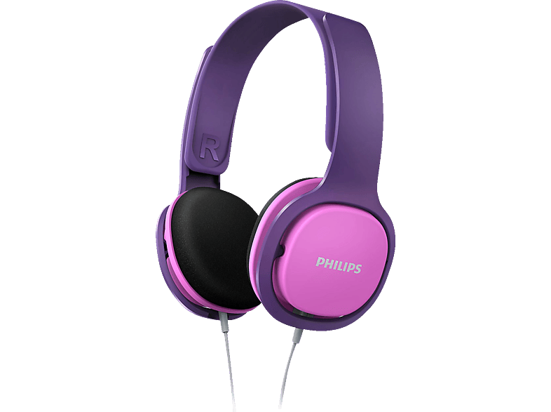 PHILIPS SHK2000PK/00, On-ear Kopfhörer Pink/lila PHILIPS SHK2000PK/00, On-ear Kopfhörer Pink/lila von PHILIPS