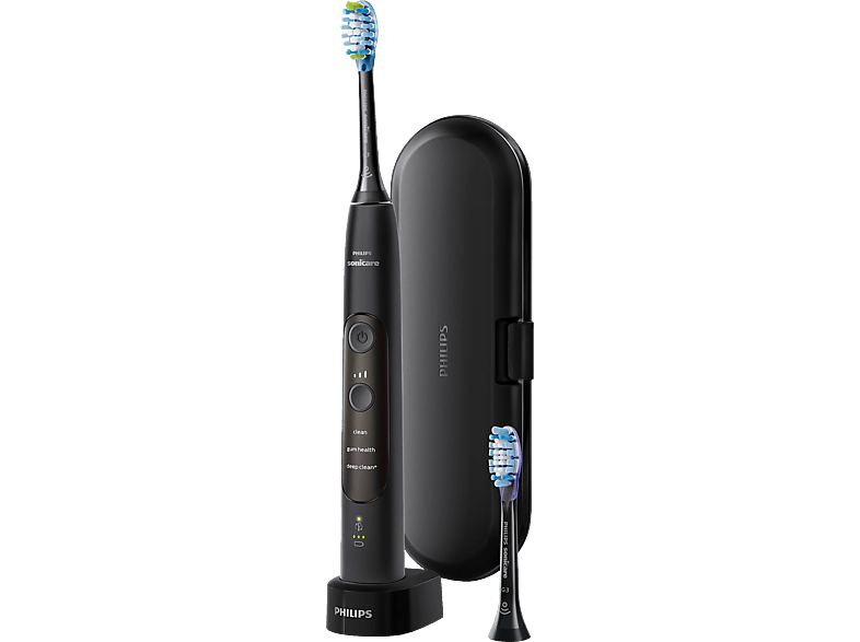 PHILIPS Sonicare HX9601/02 ExpertClean 7300 Elektrische Zahnbürste Schwarz, Reinigungstechnologie: Schalltechnologie von PHILIPS
