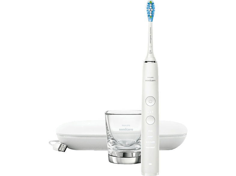 PHILIPS Sonicare HX9911/27 DiamondClean 9000 Elektrische Zahnbürste Weiß, Reinigungstechnologie: Schalltechnologie von PHILIPS