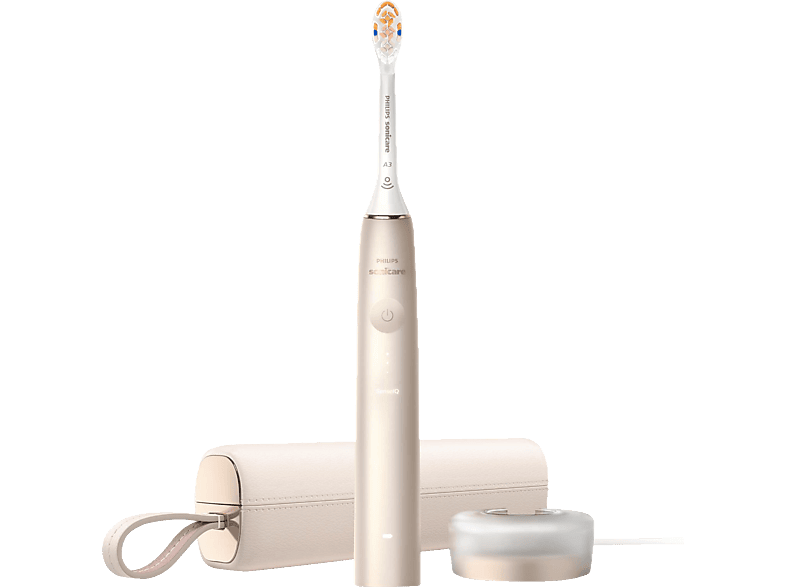 PHILIPS Sonicare HX9992/11 DiamondClean Prestige 9900 Elektrische Zahnbürste Champagner, Reinigungstechnologie: Schalltechnologie von PHILIPS