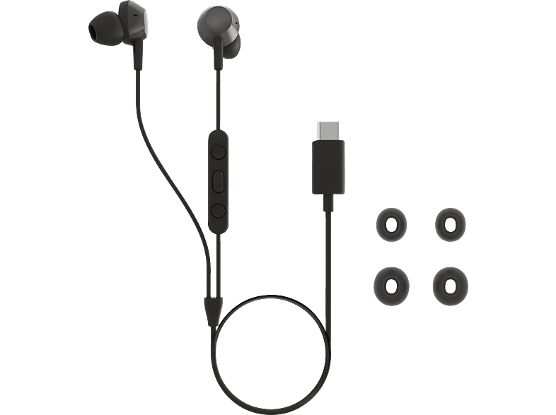 PHILIPS USB-C In-Ear, In-ear Kopfhörer Schwarz von PHILIPS