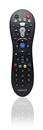 Philips Audio SRP3014/10 - Universal-Fernbedienung für Apple TV und Roku (Fernseher, DVD, Blue-Ray, Kabel, Videorekorder, DTV, DVR) Schwarz (Generalüberholt) von PHILIPS