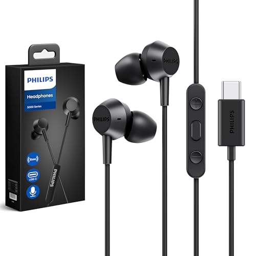 PHILIPS E1105BK HiFi In-Ear Kopfhörer mit Lautstärkeregler schwarz von PHILIPS