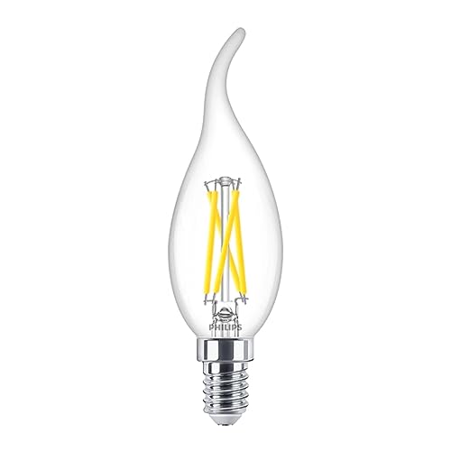 Philips LED Kerzenlampe Birne windstoss E14 2,5 Watt klar warmweiß DIMMBAR gebogen Philips LED Kerzenlampe Birne windstoss E14 2,5 Watt klar warmweiß DIMMBAR gebogen von PHILIPS