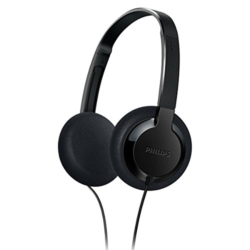 Philips SHK1000BK/28 Kopfhörer, ohraufliegend, 10–24000 Hz, dynamisch, Neodym, Schwarz von Philips
