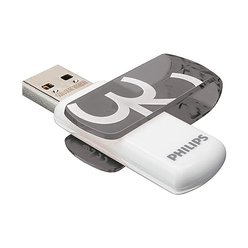 Philips Vivid Edition High Speed 2.0 USB-Flash-Laufwerk USB-Stick 32 GB mit Schwenkkappe für PC, Laptop, Computer Data Storage, Lesegeschwindigkeit bis zu 23 MB/s Philips Vivid Edition High Speed 2.0 USB-Flash-Laufwerk USB-Stick 32 GB mit Schwenkkappe für PC, Laptop, Computer Data Storage, Lesegeschwindigkeit bis zu 23 MB/s von Philips