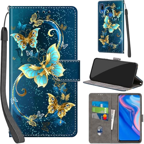 Handyhülle für Huawei P Smart Z / Y9 Prime 2019 Hüllen Premium Leder Case Klappbar Wallet Magnet Kartenfach Standfunktion Schutzhülle kompatibel mit Huawei Honor 9X / 9X pro Cover,Grüner Handyhülle für Huawei P Smart Z / Y9 Prime 2019 Hüllen Premium Leder Case Klappbar Wallet Magnet Kartenfach Standfunktion Schutzhülle kompatibel mit Huawei Honor 9X / 9X pro Cover,Grüner von PHINIENLAND