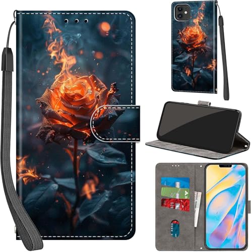 PHINIENLAND Handyhülle für iPhone 12 / iPhone 12 Pro, Premium Lederhülle mit Klappbar Wallet, Magnet Kartenfach, Standfunktion, Schutzhülle, Rose PHINIENLAND Handyhülle für iPhone 12 / iPhone 12 Pro, Premium Lederhülle mit Klappbar Wallet, Magnet Kartenfach, Standfunktion, Schutzhülle, Rose von PHINIENLAND