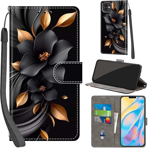 PHINIENLAND Handyhülle für iPhone 12 / iPhone 12 Pro Hüllen Premium Leder Case Klappbar Wallet Magnet Kartenfach Standfunktion Schutzhülle kompatibel mit iPhone 12/12 Pro Cover,Blumen PHINIENLAND Handyhülle für iPhone 12 / iPhone 12 Pro Hüllen Premium Leder Case Klappbar Wallet Magnet Kartenfach Standfunktion Schutzhülle kompatibel mit iPhone 12/12 Pro Cover,Blumen von PHINIENLAND