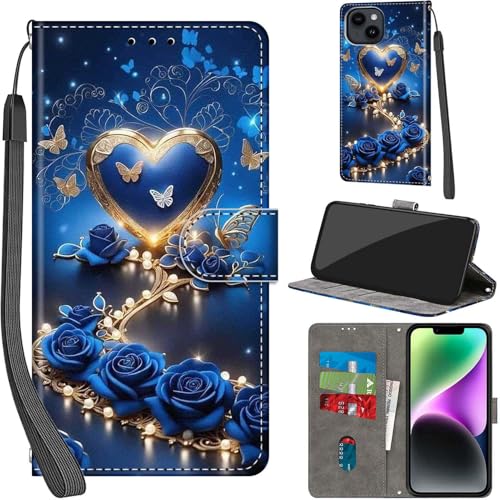 PHINIENLAND Handyhülle für iPhone 15 Hülle Premium Lederhülle Klappbar Wallet Magnet Kartenfach Standfunktion Schutzhülle kompatibel mit iPhone 15 Hülle,Herzform PHINIENLAND Handyhülle für iPhone 15 Hülle Premium Lederhülle Klappbar Wallet Magnet Kartenfach Standfunktion Schutzhülle kompatibel mit iPhone 15 Hülle,Herzform von PHINIENLAND
