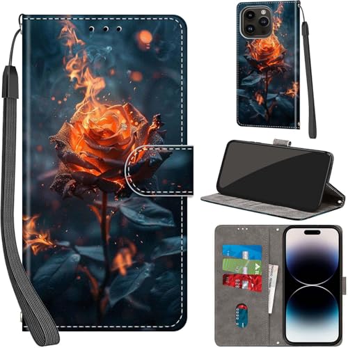 PHINIENLAND Handyhülle für iPhone 15 Pro Hülle Premium Lederhülle Klappbar Wallet Magnet Kartenfach Standfunktion Schutzhülle kompatibel mit iPhone 15 Pro Hülle,Rose PHINIENLAND Handyhülle für iPhone 15 Pro Hülle Premium Lederhülle Klappbar Wallet Magnet Kartenfach Standfunktion Schutzhülle kompatibel mit iPhone 15 Pro Hülle,Rose von PHINIENLAND